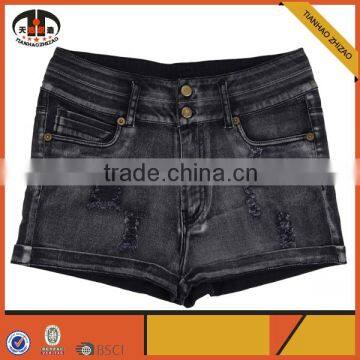 Fashionable Design Custom mini Jeans Shorts for Women