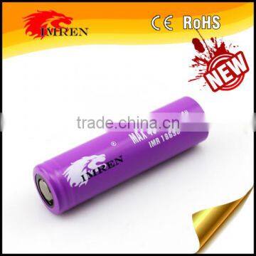 High performance IMREN 18650 3000mAh 3.7V 40A battery,18650 40amp battery ,18650 40a,18650