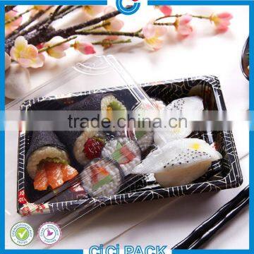 promotion healthy food grade PS Disposable Small Plastic sushi Food Tray