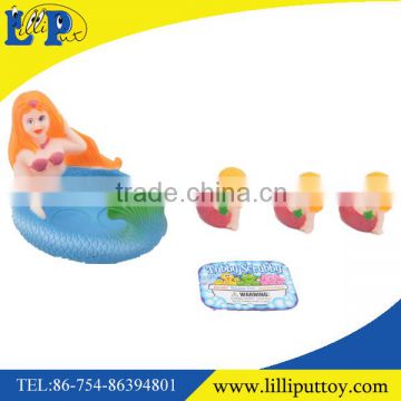 High quality beautiful vinyl mermaid toy for children