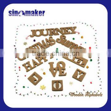 Wedding day home decor wood star wood shapes
