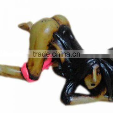 Figurine Shaped Hand Crafted Smoking Pipes - Erotic model - Lying girl