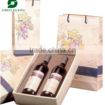 NEW DESIGN PRINTED PAPER WINE BOTTLE GIFT BOXES