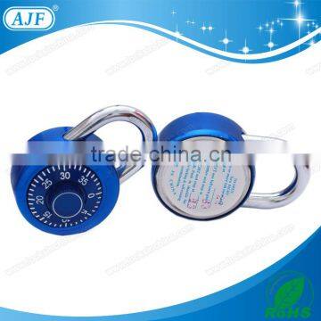 AJF 2015 Top Sell High Quality 50mm Gym Round Dial Combination Padlock