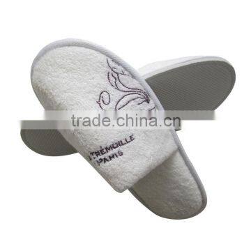 hotel spa guestroom velour slipper