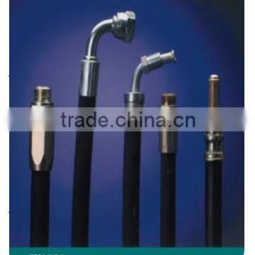 rubber connector brake pipe with fitting