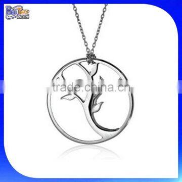 Custom 925 Sterling Silver Tree Of Life Necklace Silver Necklace Wholesale