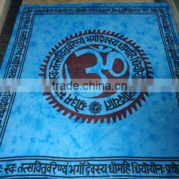 new mantra om printed bedsheets tapestry