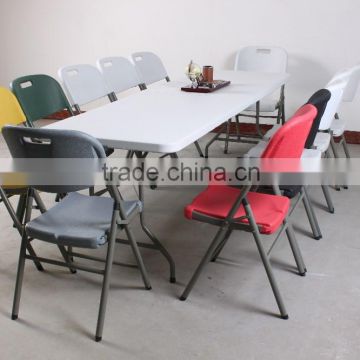 8ft Modern Dining Table and Chair Set, Table with Dining Designs