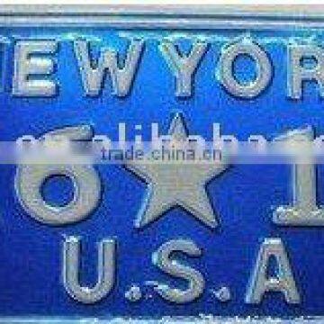 USA car plate