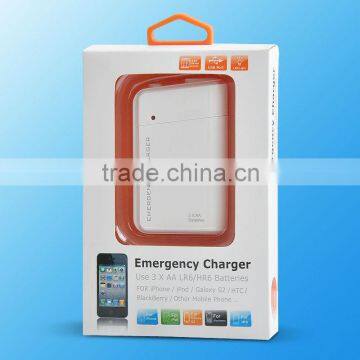 4.5v 3AA Black Color Emergency Mobile Phone Charger for IPhone photo-2