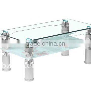 Popular bent glass coffee table CT-631