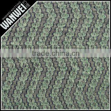 Glass Yarn Green Stretch Organdy Fabric in Textile Nylon Bridal Lace Fabrics 3113 photo-4