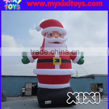 XIXI outdoor inflatable xmas standing Santa Claus cartoon