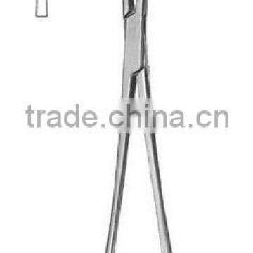 White Tonsil Grasping Forceps Size: 18 cm