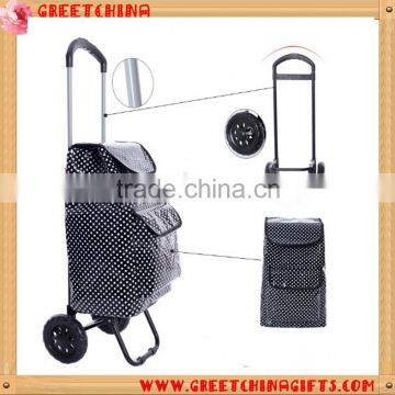 HIGH END Shopping Trolley Shopping Cart Shopping Bag Foldable Light-weight Large Volume Portable Aluminum Holder