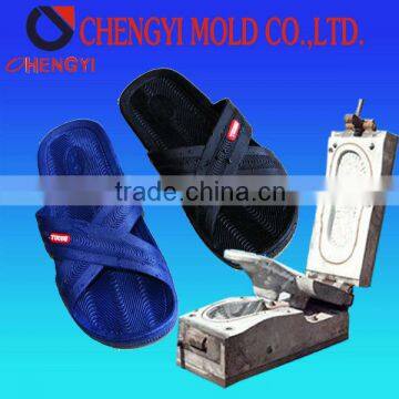 2014 simply style PVC Air Blowing slipper mould for men