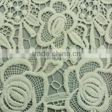 2014 new design 100 cotton embroidery lace fabric