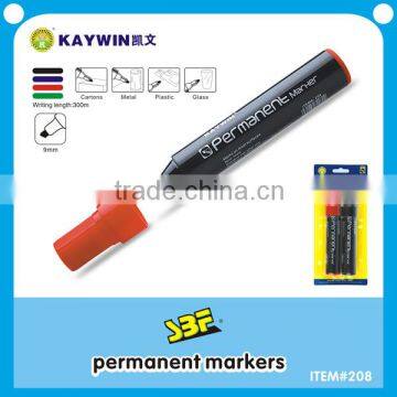 Jumbo industrial permanent marker pen 9mm tip item 208