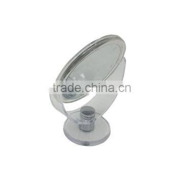 Desktop double sided and flexible plastic cosmetic mirror