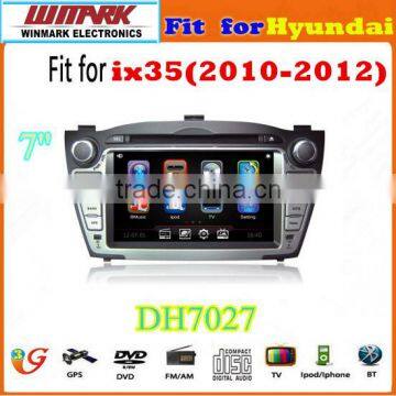 7inch double din special car dvd player for Hyundai IX35 DH7027