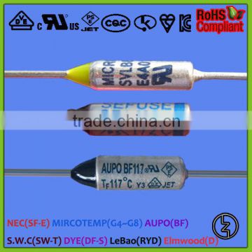 MICROTEMP thermal cutoff fuse