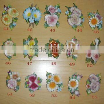 ceramic flower,porcelain flower decoration