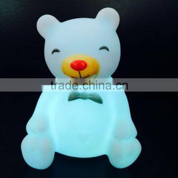 CE Shenzhen making multicolor changing led bear night light