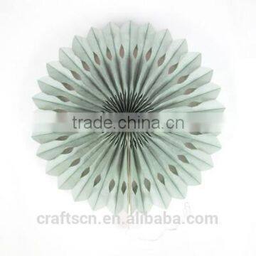 multicolor round paper rosette fan exporting