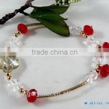 Simple lovely bangles fashion crystal beads bracelets                        
                                                                                Supplier's Choice