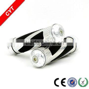 Silver Motorcycle handlebar grip ends BT-G2