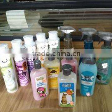 Pet head shampoo series with private label and bottles