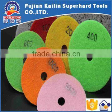 4in diamond wet polishing pads