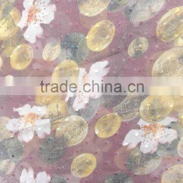 alibaba china 57/58'' width chiffon printed fabric for women dresses