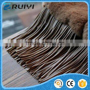 Children Winter Wholesale Clothes Knitted Brown Rabbit Fur Vest Apparel