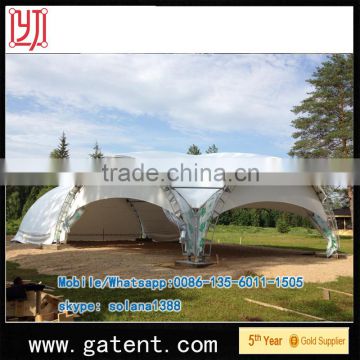 China factory PVDF Cover Q235 Steel Warehouse tent Guarantee year 10years permanent structure