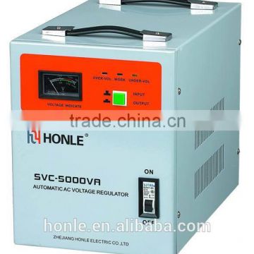 SVC single phase ac automatic voltage stabilizer 5000VA LED