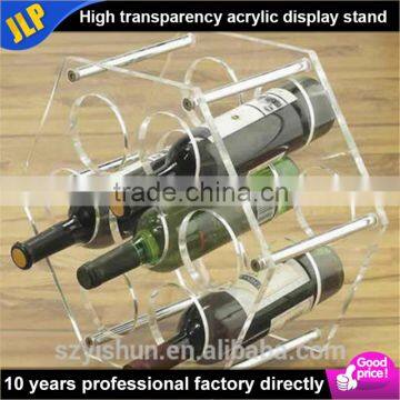 Low price acrylic wine rack