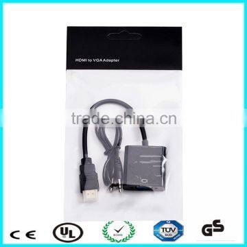 Factory Gold Plated Hdmi to Vga Converter Box for Computer photo-4