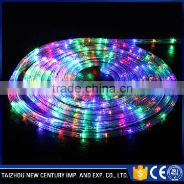 round 2 wires color changing ip65 design led rope light