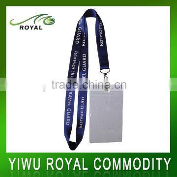 Cheap Hard Plastic Work Id Card Holder Custom Lanyard