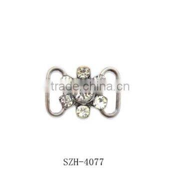 Zinc Alloy Bra Ornament Buckle With Rhinestones photo-5