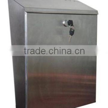 Stainless steel mailbox,Water proof lockable mailbox