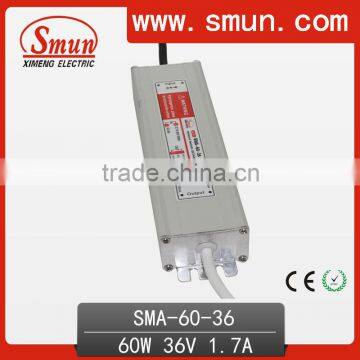 Waterproof IP67 60W 18-36V Constant Current LED Driver(SMA-60-36) photo-2