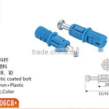 plastic head furniture screws connecting bolts