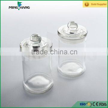 140ml clear glass candy jar with lid ,Storage Bottles