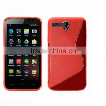 red case For mobistel F6 case tpu case s line case with high quality factory price