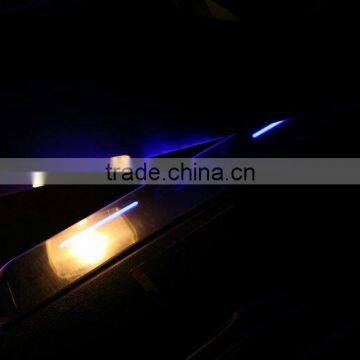 Car Parts 12v Led Moving Door Stuff Light With Car Logo for Peugeot 308 2012-2014 Led Door Sill Plate Light photo-2