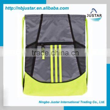 Travel Sports Purpose Stowing Style Easily Flatten Zipper Closure Mouth Drawstring Bag