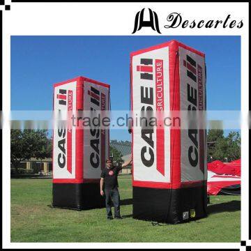 H:4.5m France custom inflatable advertising Logo towers for outdoor events